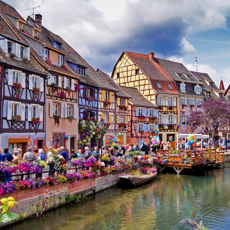 Fisch & Meer Breisach Rhein-Schleusenfahrt - Ostermarkt Colmar